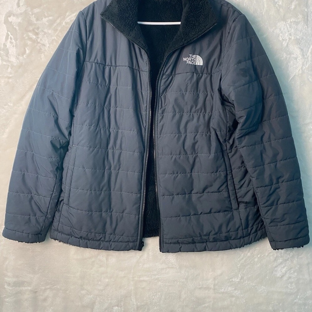 The North Face reversible Black Puffer Jacket